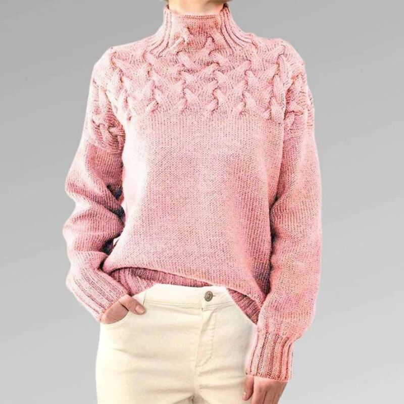 איריקה | סוודר עם צווארון גבוה